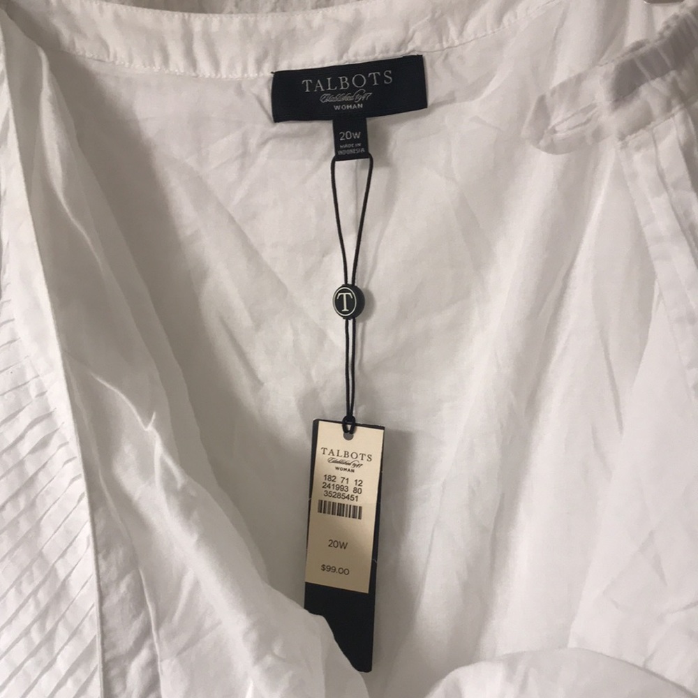Talbots 100% Cotton ruffle skirt - Picture 5 of 6